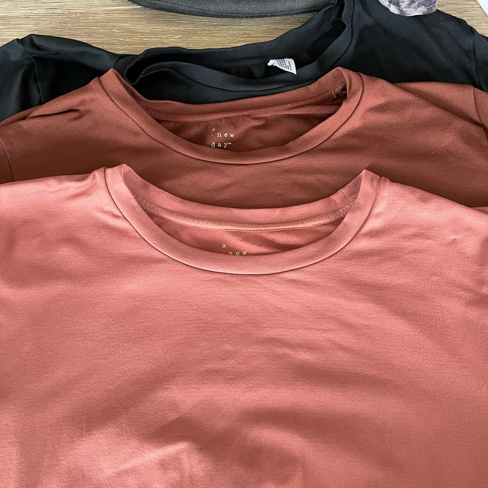 A New Day Women's T-Shirts - Spandex Black